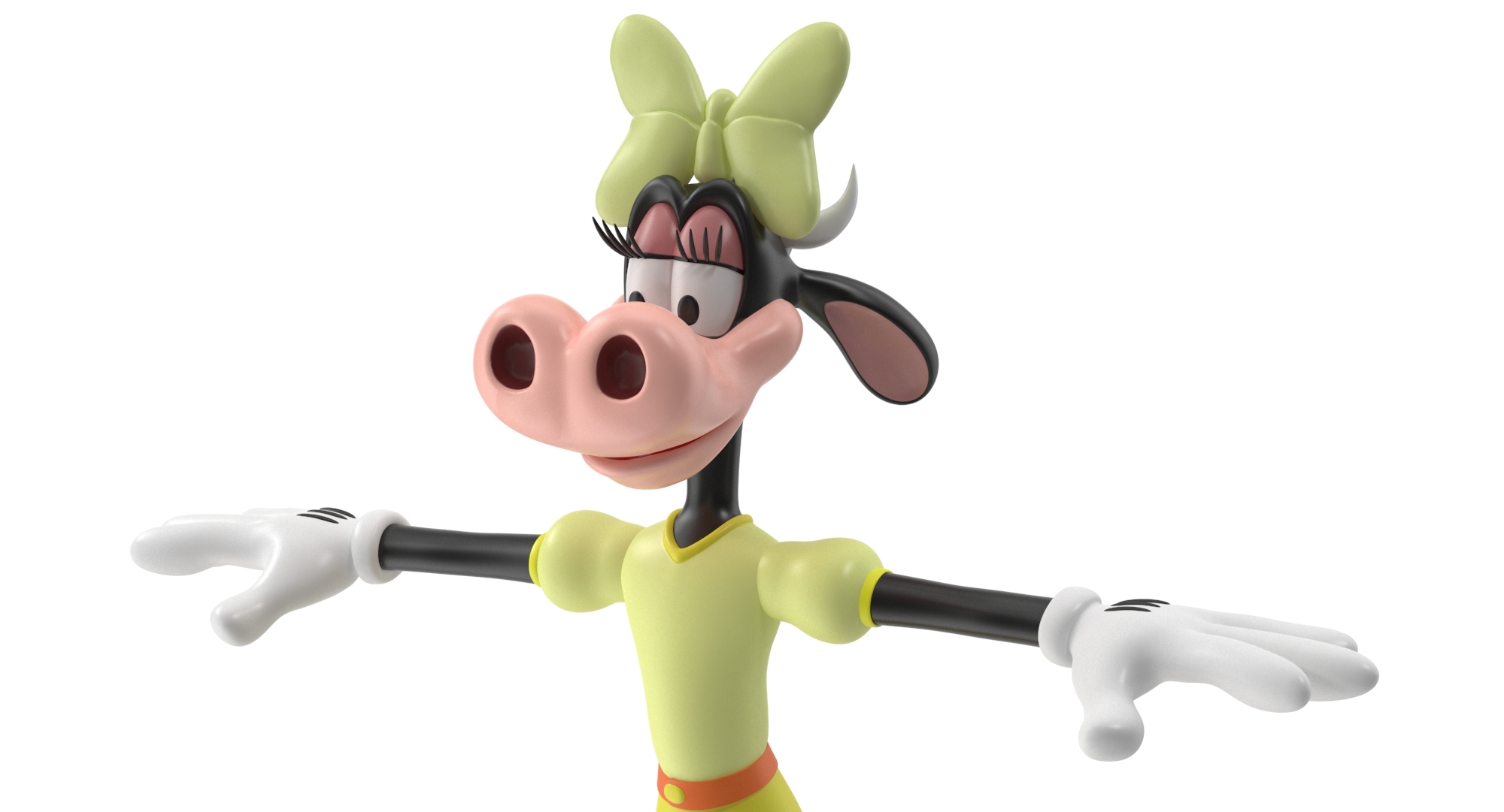 Clarabelle cow 3D model - TurboSquid 1554324