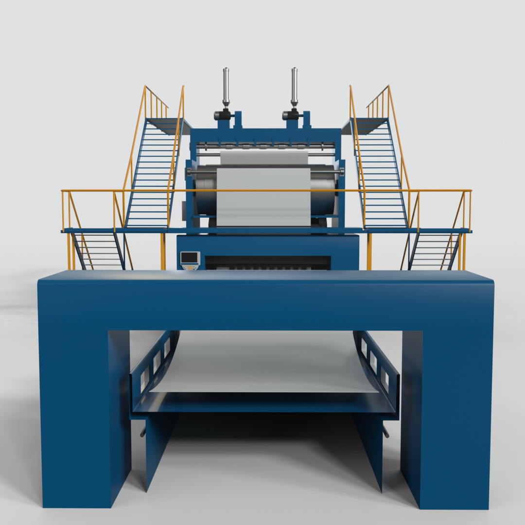 Paper making equipment 3D model TurboSquid 1555333