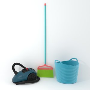 cleaning set 3D