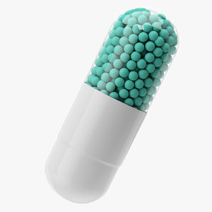 pill 3D model