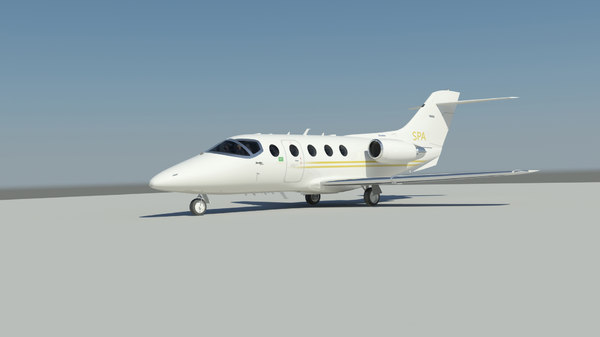 hawker 400xp 3d model