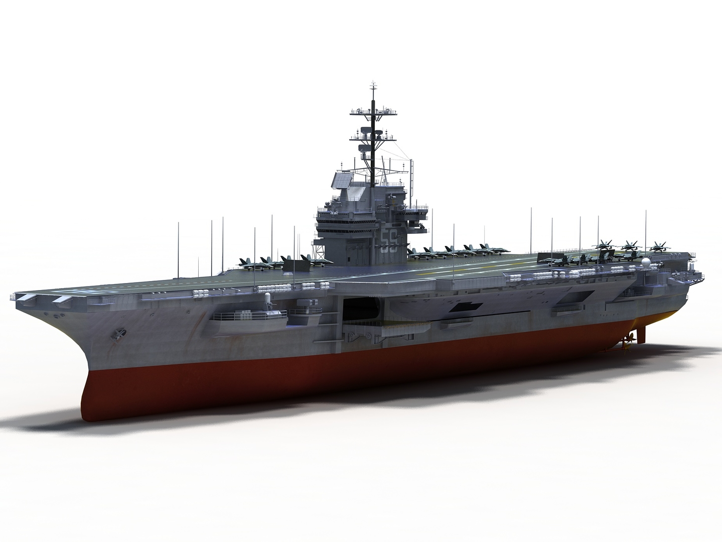 Uss forrestal cv-59 model - TurboSquid 1555578