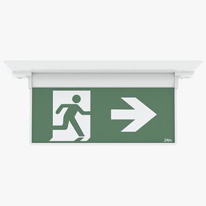 exit sign model