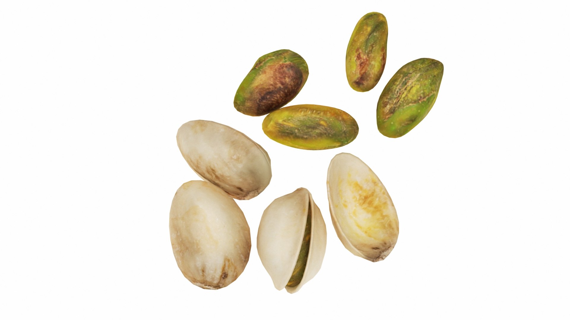 Pistachio nuts 3D model TurboSquid 1555787