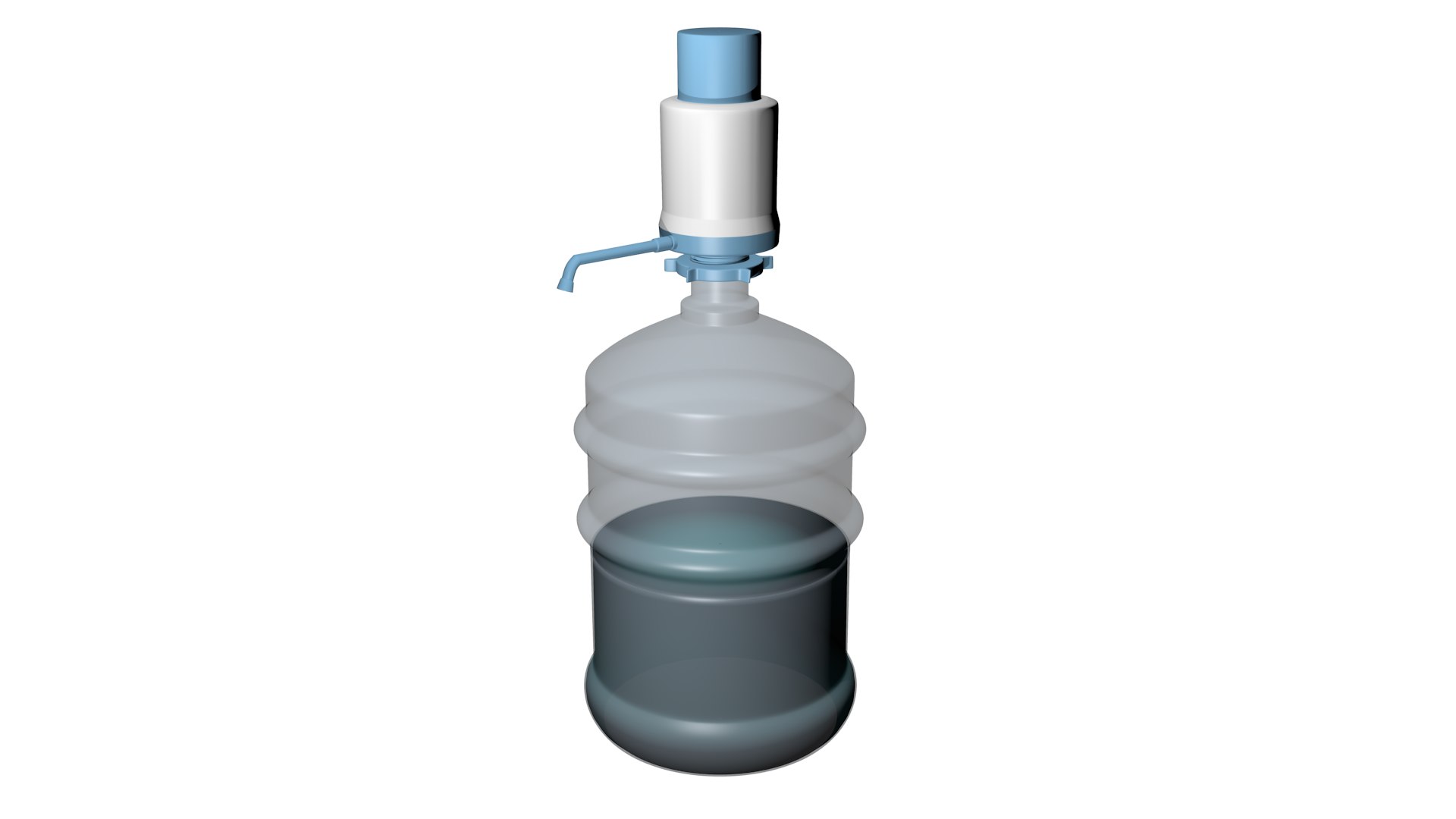 Bottle water model - TurboSquid 1555872