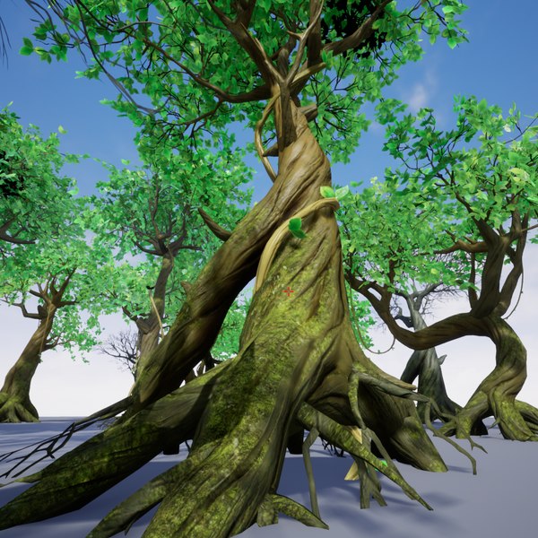 Pack modular tree nature 3D model - TurboSquid 1555987