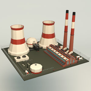 modular cooling tower 3D model
