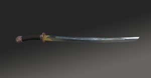 chinese sword ming dynasty 3D