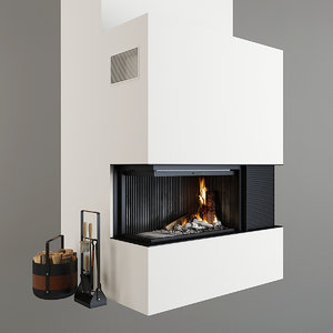 3D fireplace accessories
