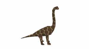 brachiosaurus dinosaur 3D model