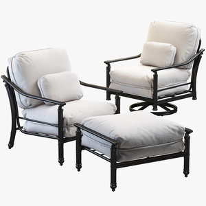 3D castelle coco isle armchairs