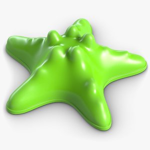 3D sand toy star fish
