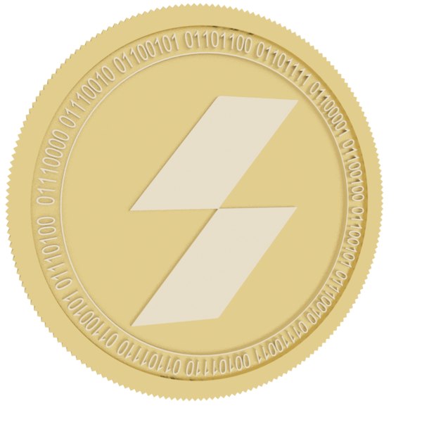 3D stpt gold coin