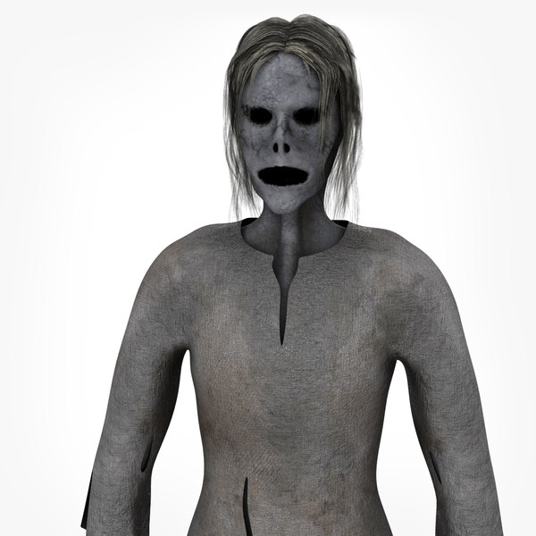 pbr zombie scary daemon model