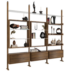 3D model shelf furniture bookcase