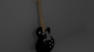 3D gibson les paul guitar