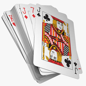 3D playing cards