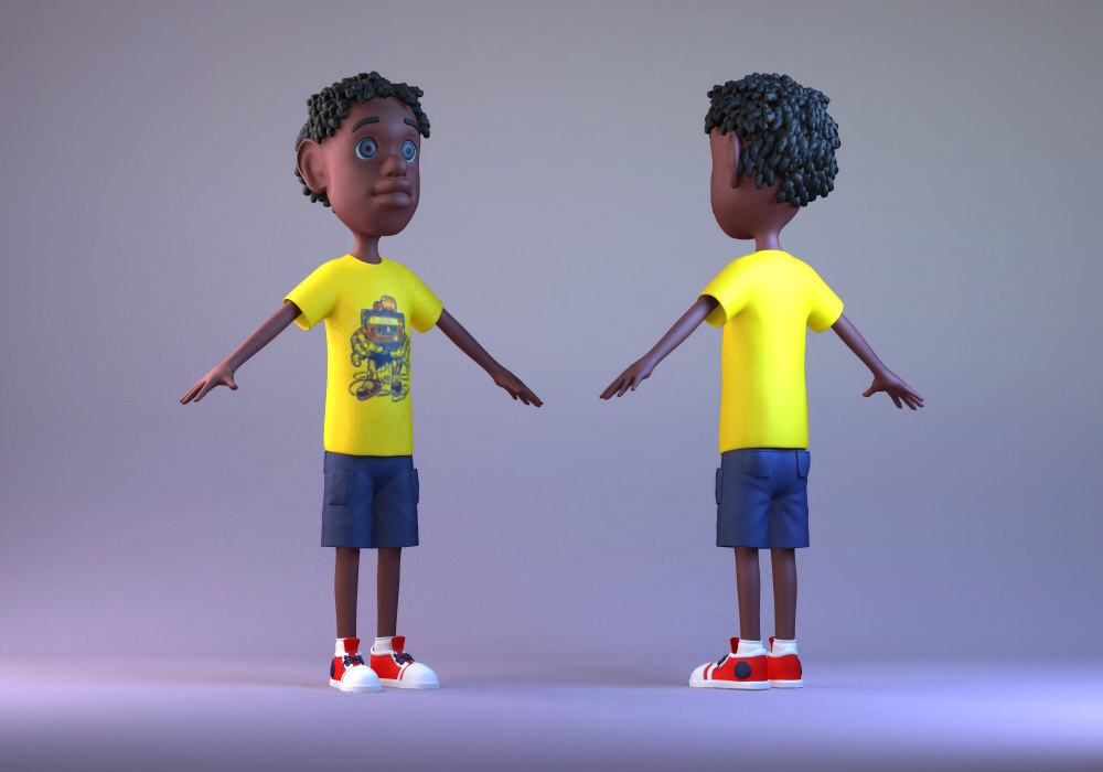 Black boy hiphop young 3D model TurboSquid 1556625