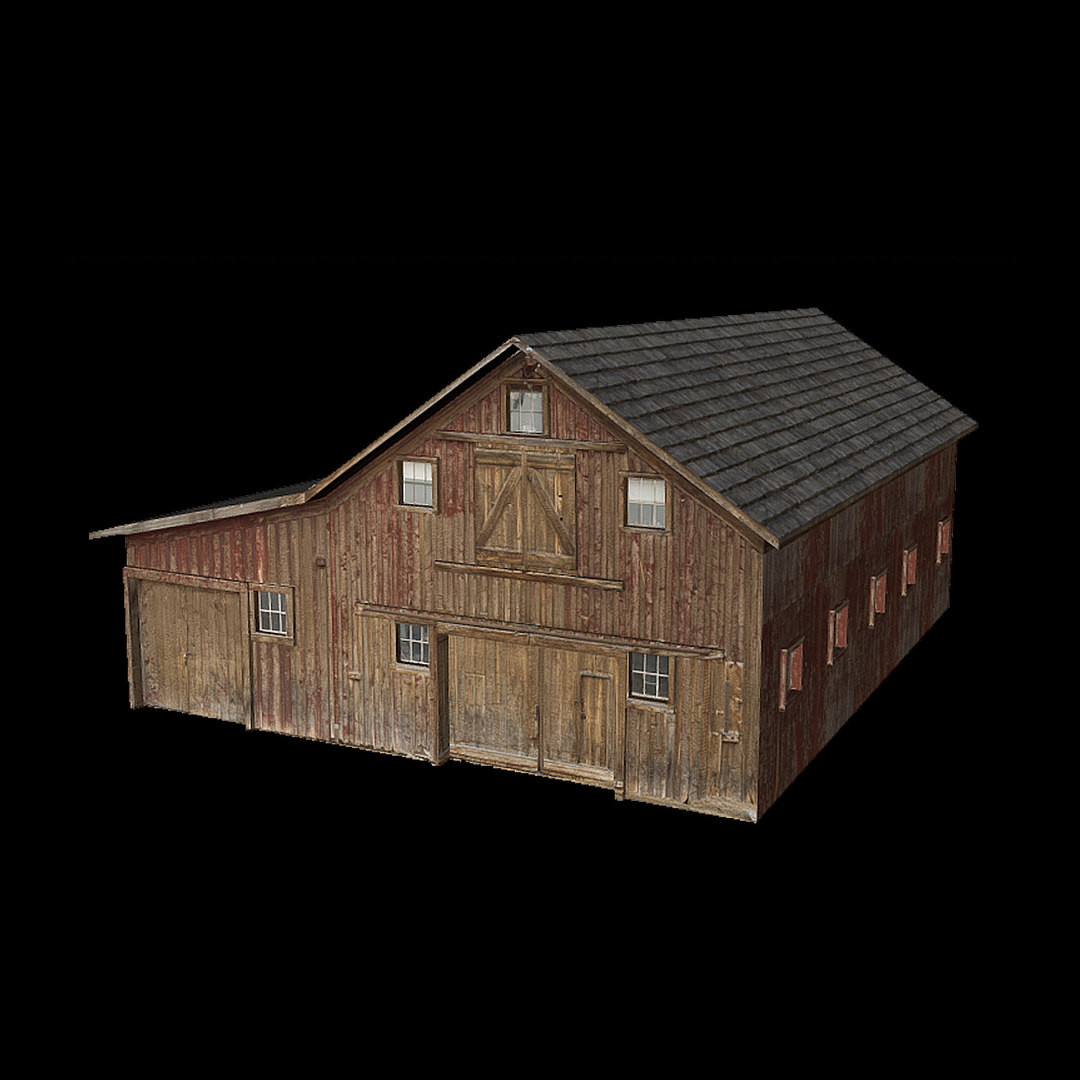 American farm barn 3D model - TurboSquid 1556608