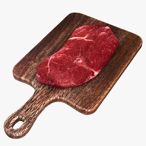 3D steak meat cutting board