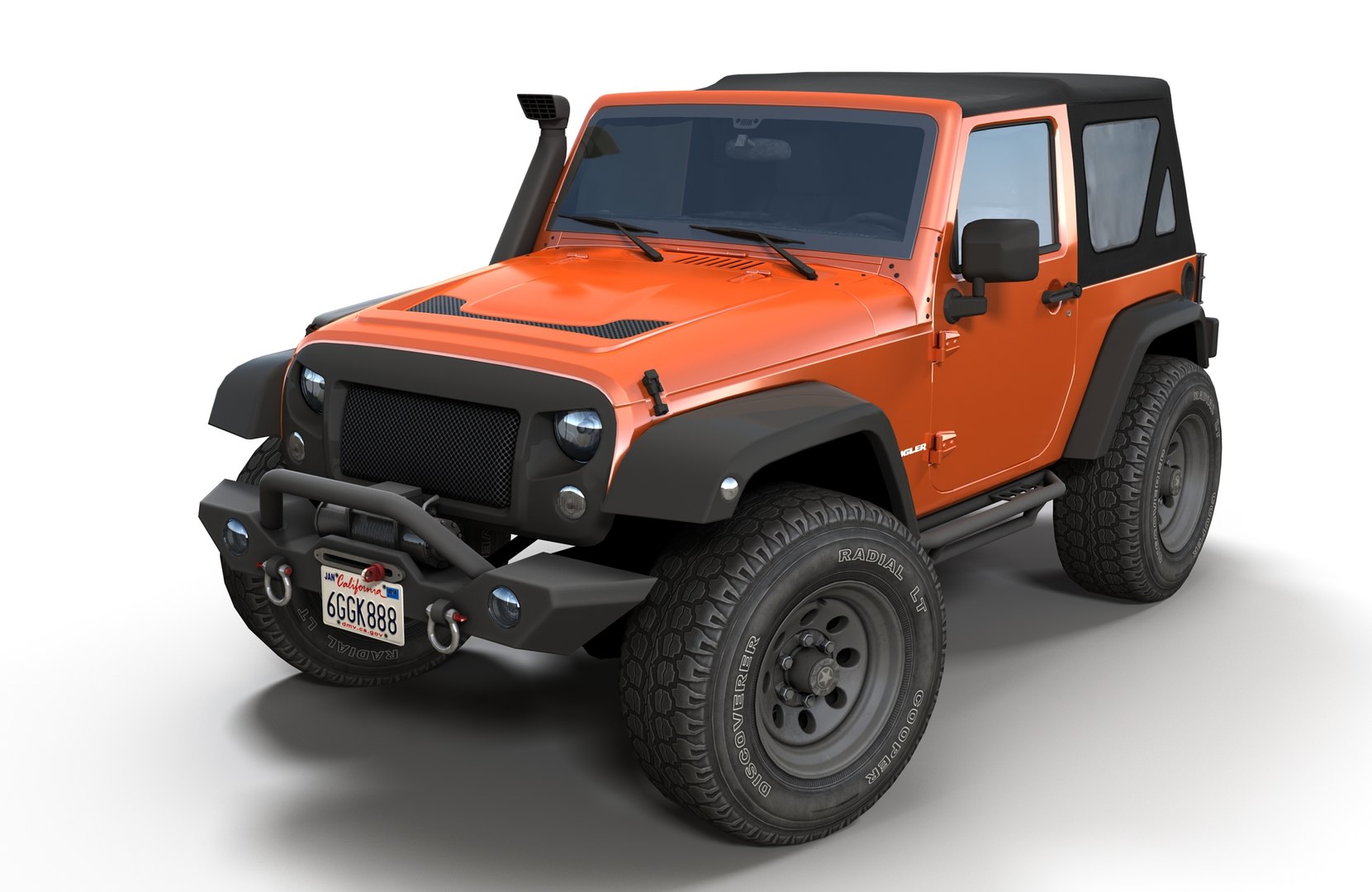 Jeep wrangler 3d