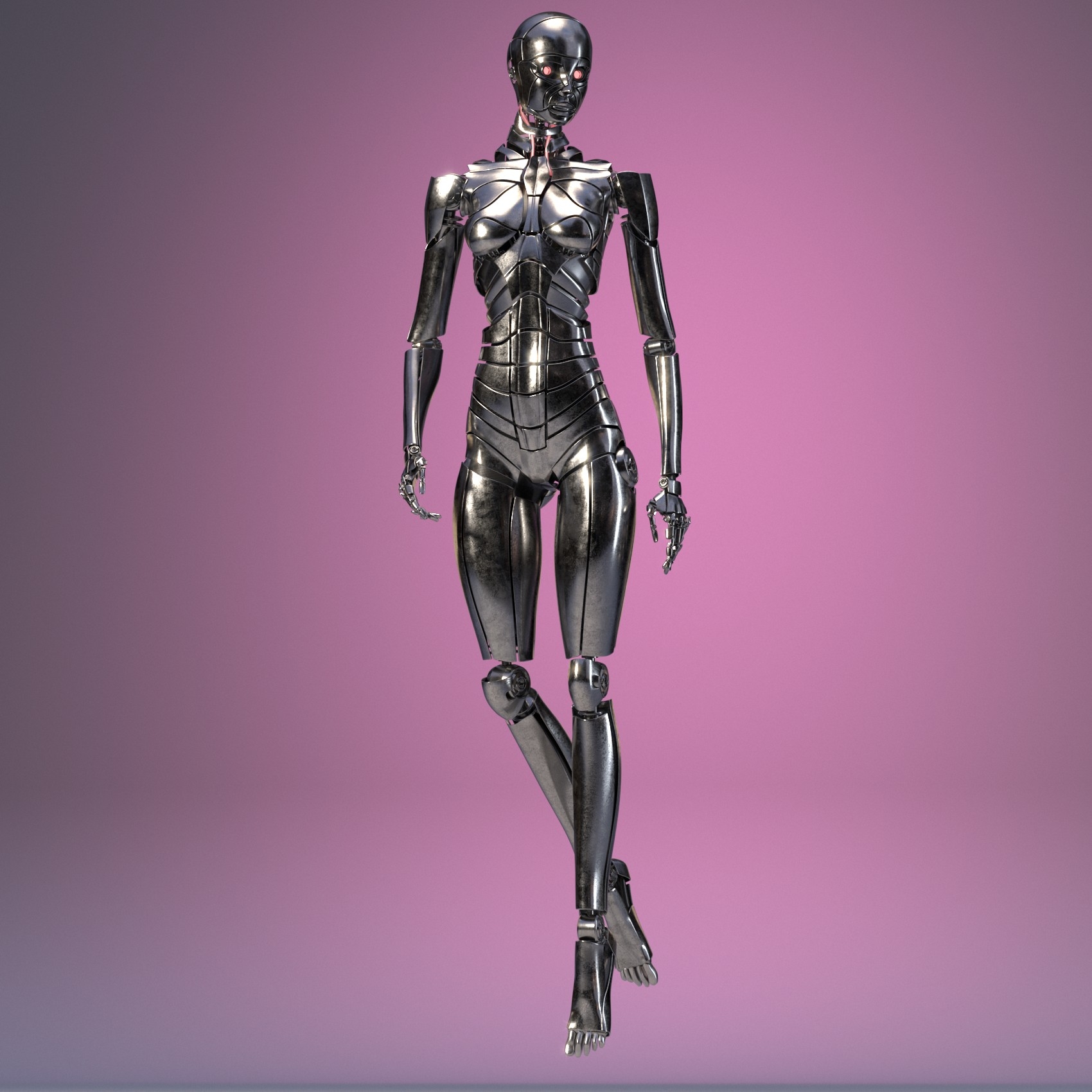 3D rigged female android fully - TurboSquid 1561825