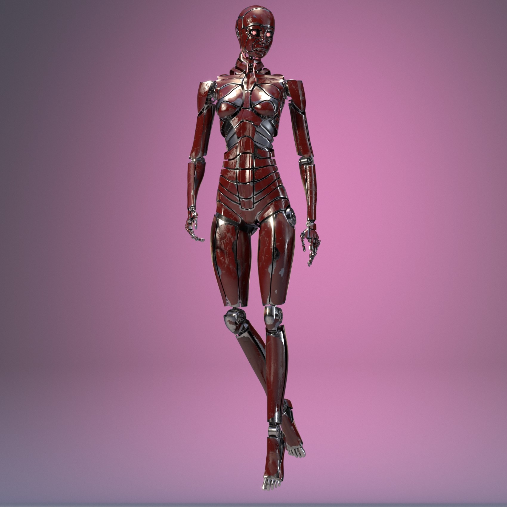 3D rigged female android fully - TurboSquid 1561825