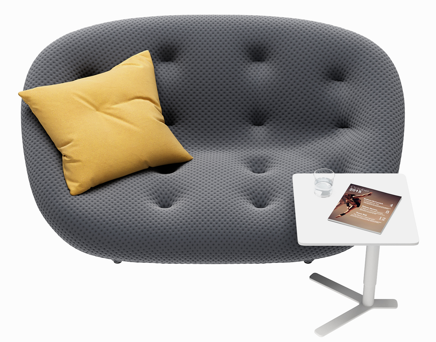 sofa ploum loveseat3d模型