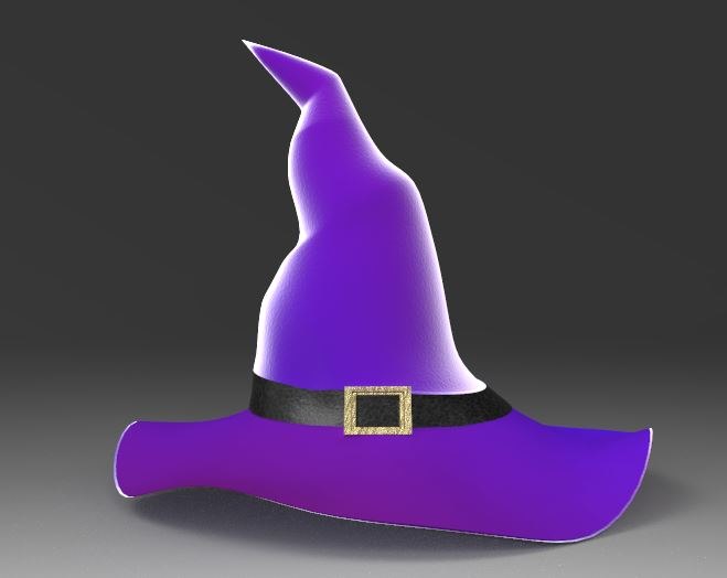 Witch hat 3D model TurboSquid 1557147