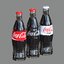 3D cola 250ml bottle model