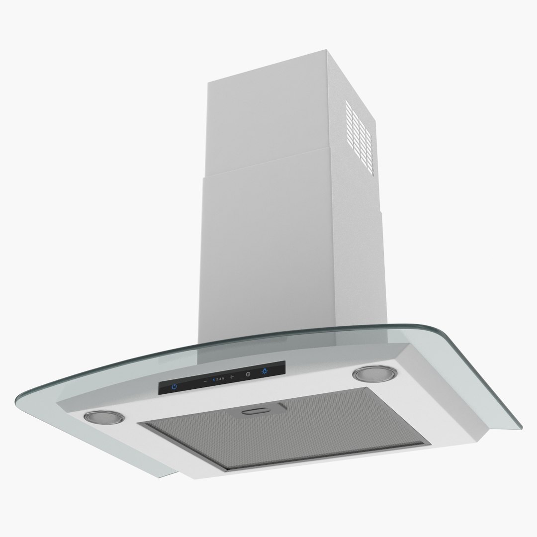 Chimney cooker hood 3D TurboSquid 1557407