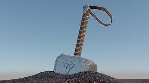 3D thor hammer