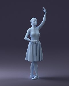 3D scanned human model