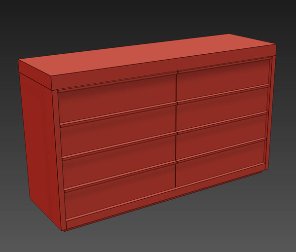 3D restoration bezier 8drawer dresser TurboSquid 1557524