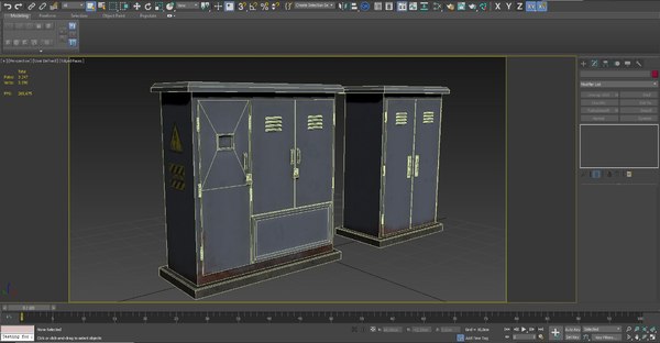 3D electric switch box model - TurboSquid 1557558