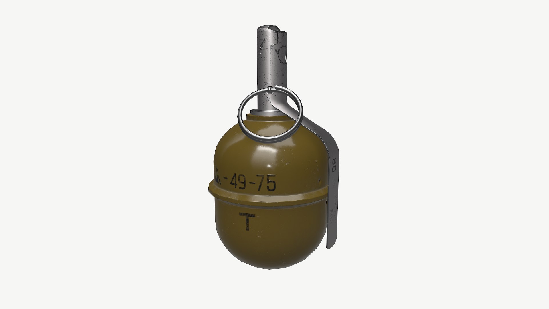 Soviet grenade model - TurboSquid 1543978