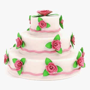 wedding cake 3D