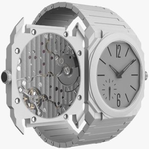 3D watch bvlgari