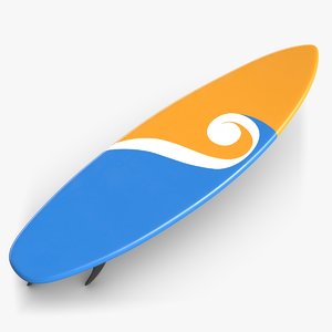 surfboard surf 3d model