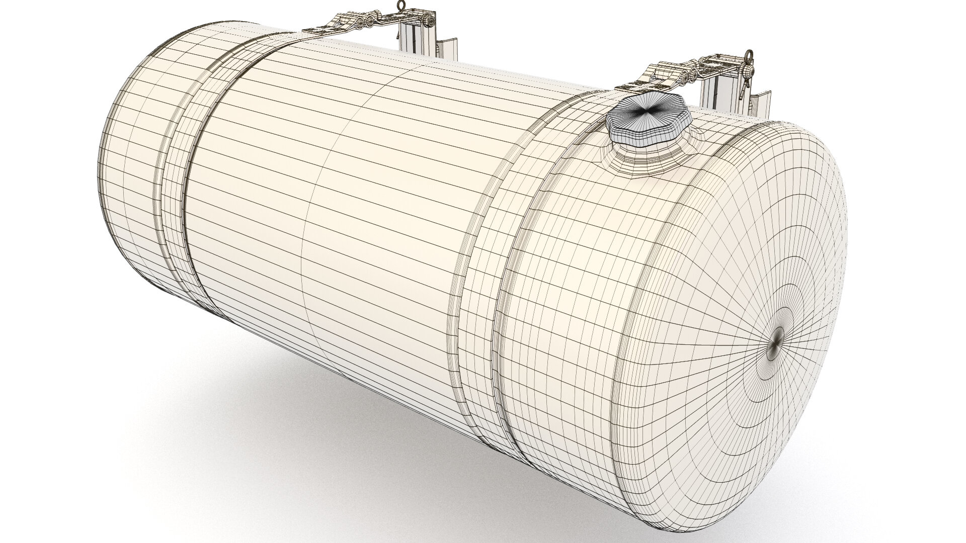 3D fuel tank model TurboSquid 1557634