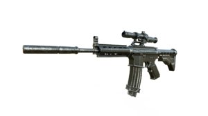 m4 carbine assault rifle 3D model