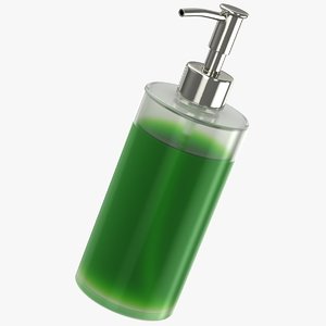 realistic soap dispenser 02 model