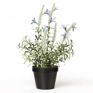 fejka artificial potted plants 3D model