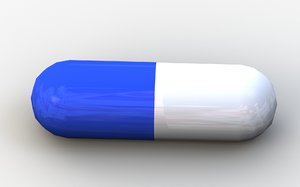 3D model medicine pill