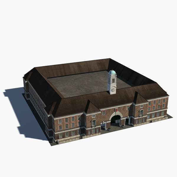 school building 0002 3D model