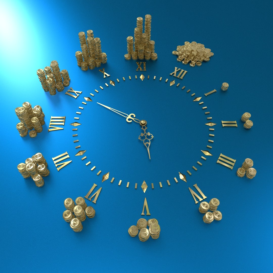 Time money model - TurboSquid 1558167