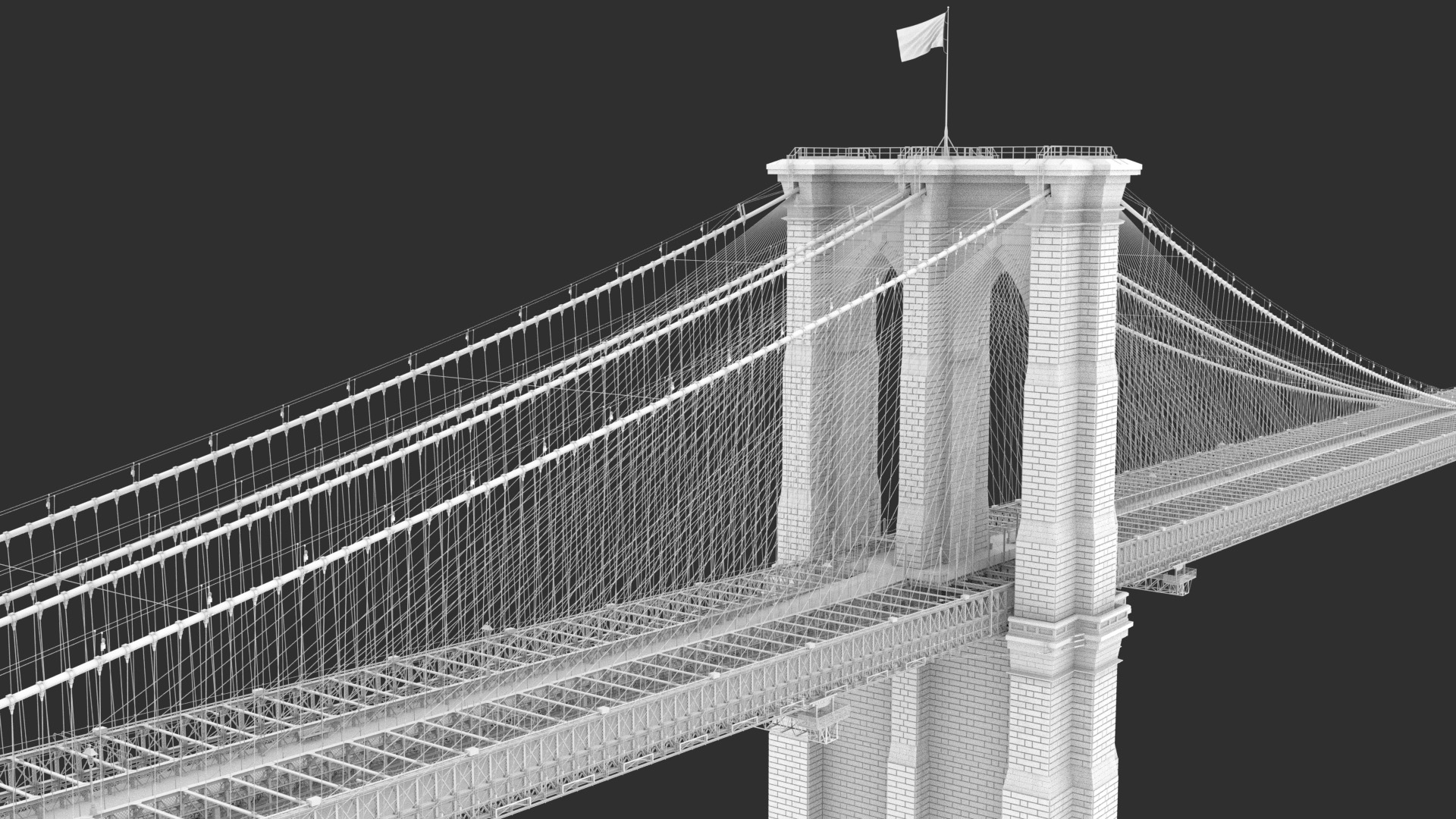 brooklyn bridge3d模型
