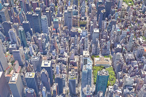 3D model new york city manhattan