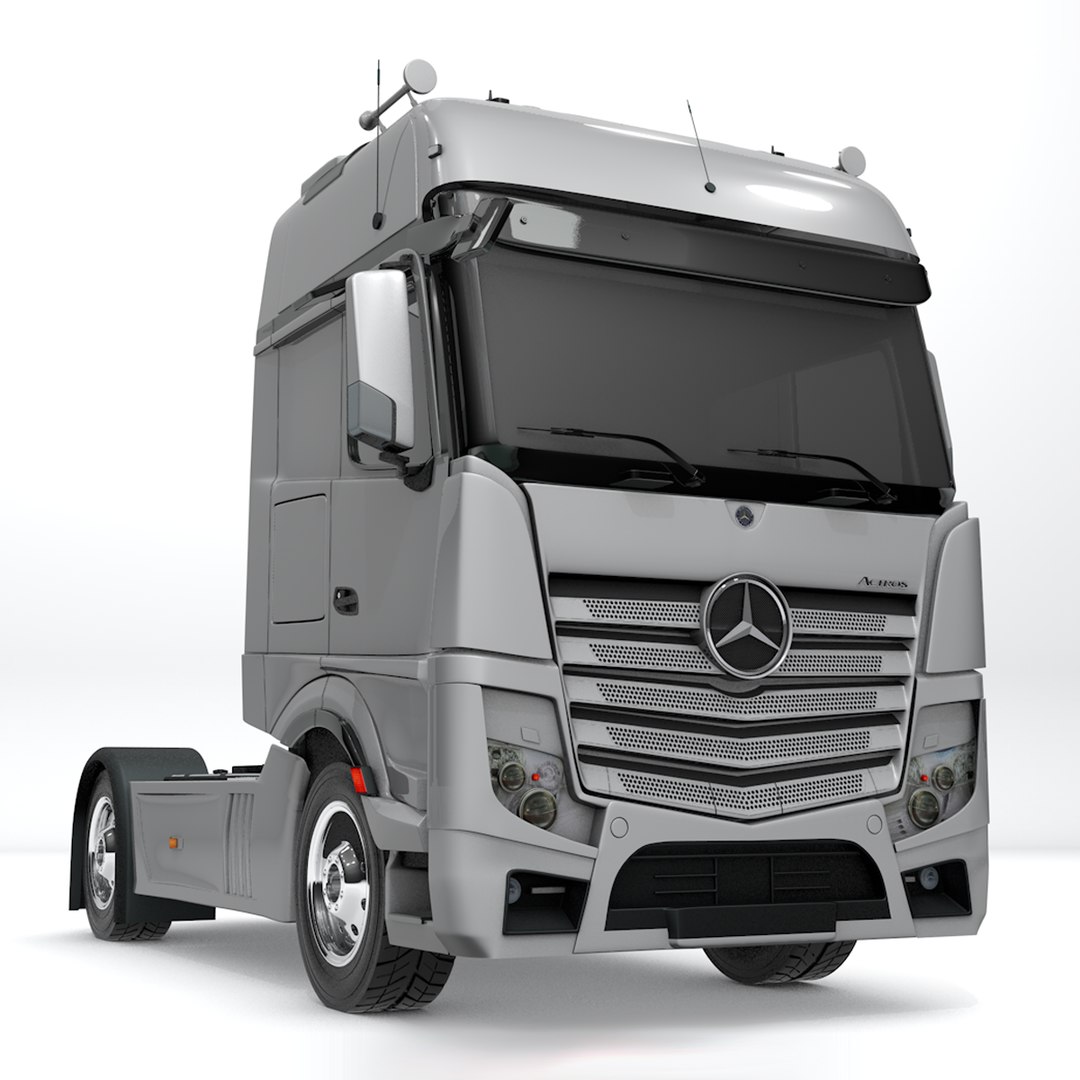 Mercedes benz actros white 3D - TurboSquid 1553524