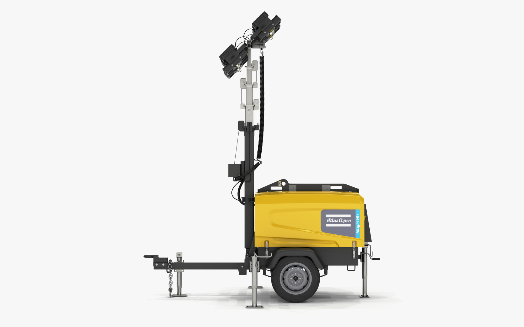 Light Tower Atlas Copco HiLight V5 Modelo 3D - TurboSquid 1558398